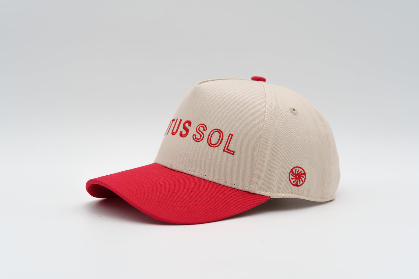 THE SOL HAT | CHERRY RED & NATURAL