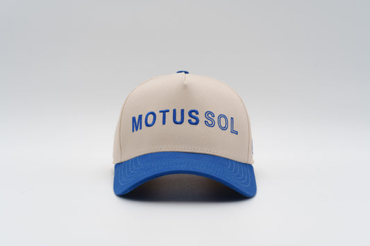 THE SOL HAT | DEEP BLUE & NATURAL